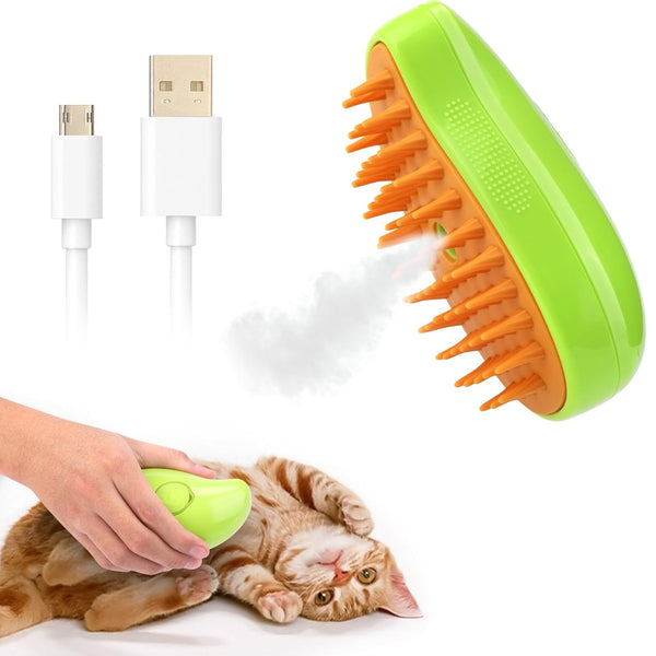 Rechargeable Pet Steam Brush